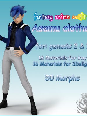 fantasy-anime-outfit 1 _ Asemu clothes_ for G2 & G3幻想动漫服装-Fantasy-Anime-Outfit 1 _宇宙衣服_为G2＆＃038;G3幻想动脉套装