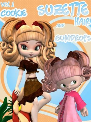 Suzette Hair Vol1 – Cookie, GumDrops-Suzette Hair Vol1  –  Cookie，Gumdrops
