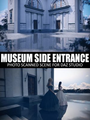 Museum Side Entrance – Photo Scanned Scene