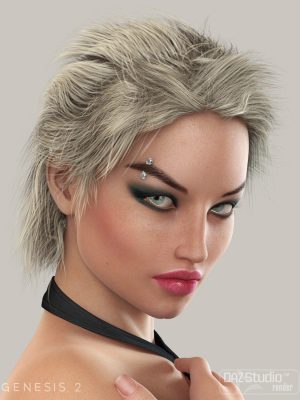 Cyra Hair for Genesis 2 Female(s)-Cyra头发为创世纪2女性（S）