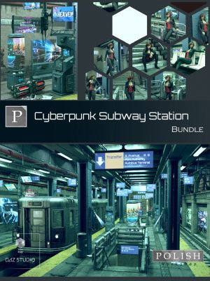 Cyberpunk Subway Station Bundle-CyberPunk地铁站捆绑