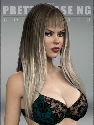 Pretty Base NG Long Hair for Genesis 3 Female(s)-漂亮的基地ng长发创世纪3女性
