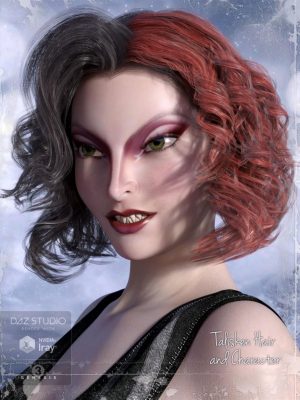 Talisken Hair and Character for Genesis 3 Female(s)-Talisken头发和特征的特征3女性