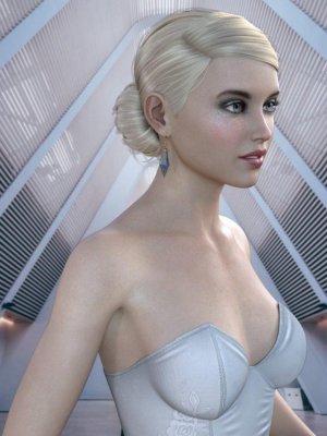 Adia Hair for CJ 8 and Genesis 8 Female(s)-8和8女性专用头发