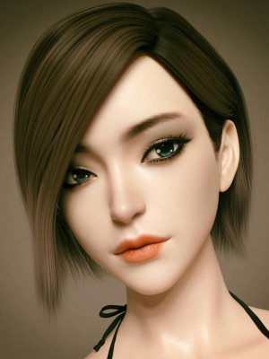 Aillee Character And Hair for Genesis 8 Female-《创世纪》第8章女性人物的性格和头发