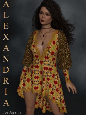 Alexandria for Agatha Dress-亚历山大为阿加莎礼服。