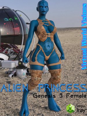 Alien Princess For Genesis 3 Female-外星公主创世纪3女性