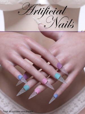 Artificial Nails for Genesis 8 Female-创世纪8女性用人造指甲