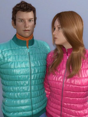 Autumn Jackets for Genesis 3 Male(s) and Female(s).zip-3男式和女式秋装夹克