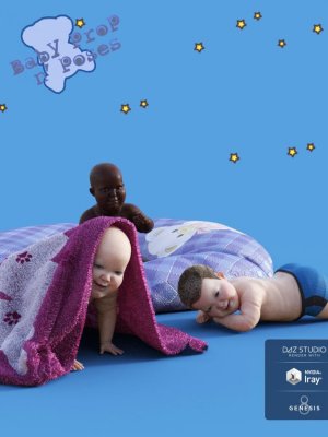 Baby Props N Poses for Genesis 8-《创世纪8》中的婴儿道具和姿势