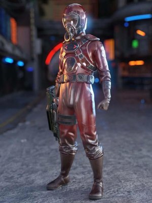 Battle Pilot Outfit for Genesis 8 Male(s)-创世纪8号男性战斗飞行员装备