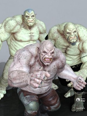 Beasty Poses for Ogre HD-食人魔的野兽造型