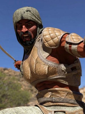 Bedu Desert Warrior Outfit for Genesis 8 Male(s).zip-贝都沙漠战士装备为创世纪8男性