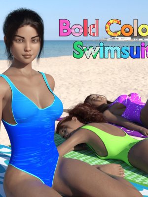 Bold Colors Swimsuit-色彩大胆的泳衣