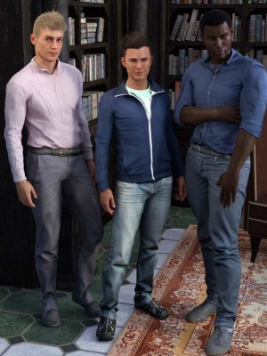 Casual Outfits for Genesis 8 Male(s).zip-《创世纪8》男版休闲装