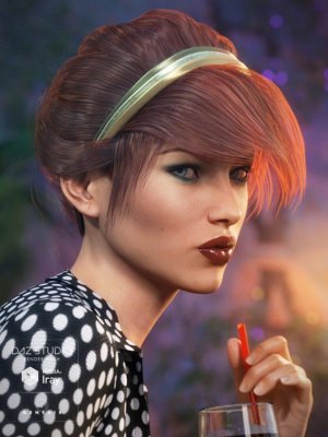 Chic Hair for Genesis 3 Female(s)-《创世纪3》女性的别致发型