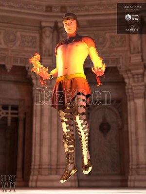 Chronicles of the Gods Outfit for Genesis 8 Male(s)-《众神编年史》《创世纪》第八章男性服装