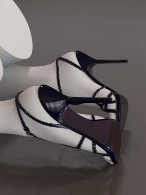 Cocktail Heels for Genesis 3 Female(s)-3女式鸡尾酒高跟鞋