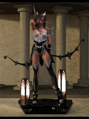 Dark Archer Poses for Genesis 8 Female-黑暗弓箭手为创世纪8女摆姿势