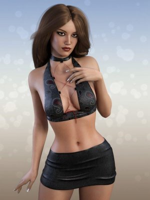 Desiree Outfit for Genesis 3 Female(s)-德西蕾为《创世纪3》女性设计的服装