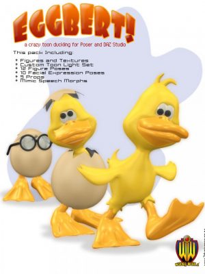 Eggbert the toon Duckling-鸡蛋鸭子鸭子