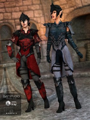 Elven Knight Armor Female Textures-精灵骑士盔甲女性纹理
