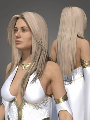 Ethereal Goddess Hair for Genesis 8 Female(s)-《创世纪》第8章女性的空灵女神发型