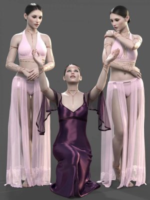 Ethereal Maiden Poses for Genesis 8 Female-超凡脱俗的少女为《创世纪8》中的女性摆姿势
