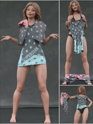 Everyday 2 Daily Poses and Clothes Vol.3 for Genesis 8 Females-《创世记》第8卷女性的日常姿势和衣服第3卷
