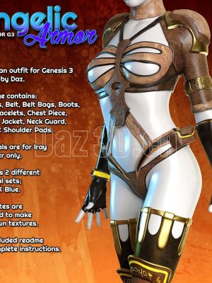 Exnem Angelic Armor for G3 Female-3女性天使盔甲