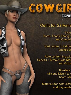 Exnem Cowgirl for G3 Female-3