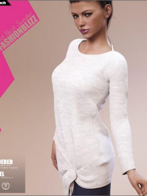 Fashion Blizz Boat Neck Sweater for Genesis 3 Female(s)-船领毛衣，创世纪3女款