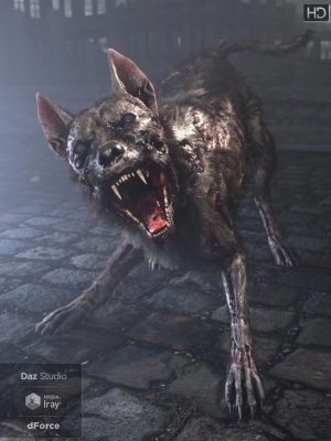 GP Zombie Dog for DAZ Dog 8-GP Zombie Dog为Daz Dog 8