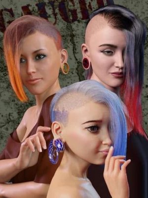 Gauged Ears and Jewelry for Genesis 8.1 Female-创世纪81女性的标准耳朵和珠宝