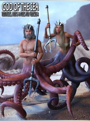 God Of The Sea Tentacles Props and Poses for Genesis 8-《创世纪》第八章的海神触手道具和姿势