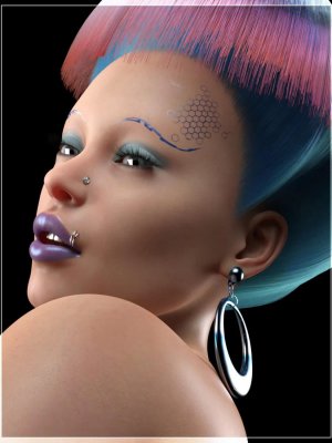 Graphic Brows Look for Genesis 8 Female(s)-图形眉毛寻找创世纪女性