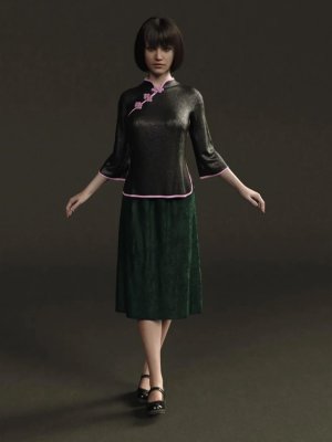 Hann Mei Outfits for Genesis 8 Female(s)-为8女性设计的服装