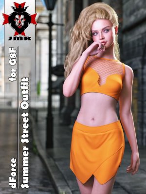 JMR dForce Summer Street Outfit for G8F-8的夏季街头服饰