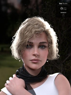 KylieBob Hair for Genesis 8 Female(s)-创世8女性发型