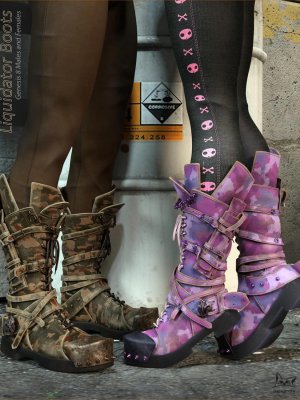 Liquidator Boots for Genesis 8-创世纪8号的清算人靴子
