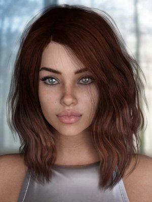 Loona Hair for Genesis 3 and 8 Female(s)-创世纪3号和8号女性的头发