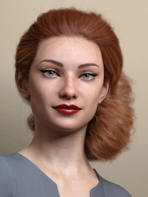 Low Updo Hair for Genesis 3 and 8 Female(s)-《创世纪3》和《创世纪8》女性低盘发