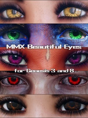 MMX Beautiful Eyes for Genesis 3 and 8-美丽的眼睛创世纪和