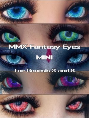 MMX Fantasy Eyes Mini for Genesis 3 and 8-