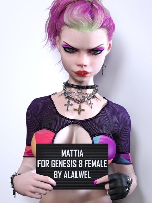 Mattia for Genesis 8 Females-马蒂亚为创世纪8女性