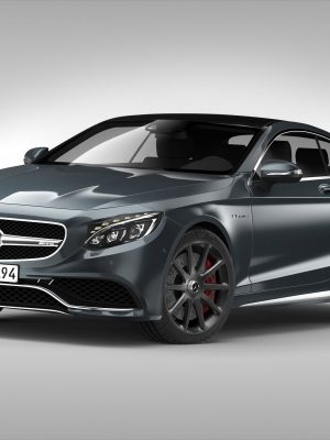 Mercedes Benz S63 AMG Coupe 2015 3D model-梅赛德斯奔驰S63 AMG Coupe 2015 3D模型