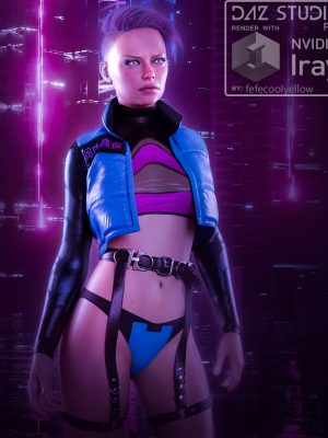 Midnight Runner dForce outfit for Genesis 8&8.1 Female