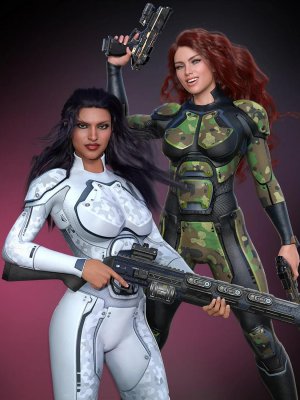 OMNI Suit for Genesis 8 and 8.1 Female Outfit Textures-女式套装纹理