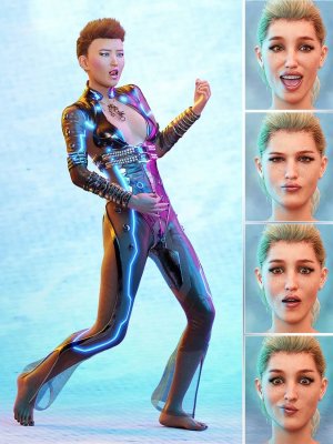 PTF Quirky Poses and Expressions for Genesis 8 Female and Bridget 8-《创世纪8》女性和《布里奇特8》古怪的姿势和表情
