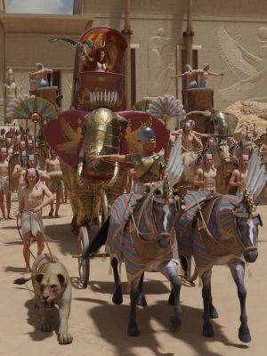 Pharaoh At War Weapons Props and Poses-战争武器道具和姿势的法老